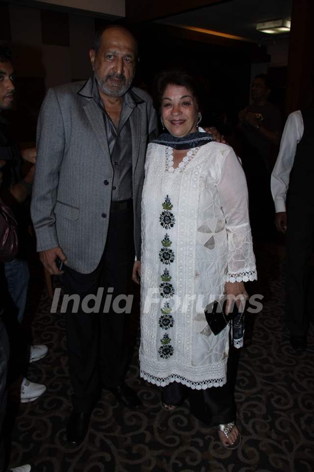 Tinu Anand with Wife at success party of Tere Naal Love Ho Gaya