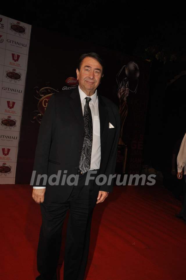 Randhir Kapoor at Global Indian Film & TV Honours Awards 2012