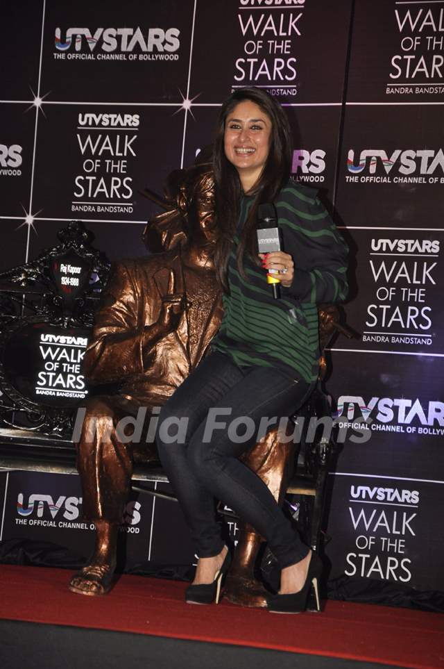 Kareena Kapoor unveil UTV &quot;Walk of the Stars'