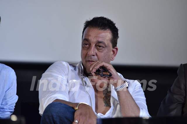 Sanjay Dutt at Munna Bhai film Chat Show