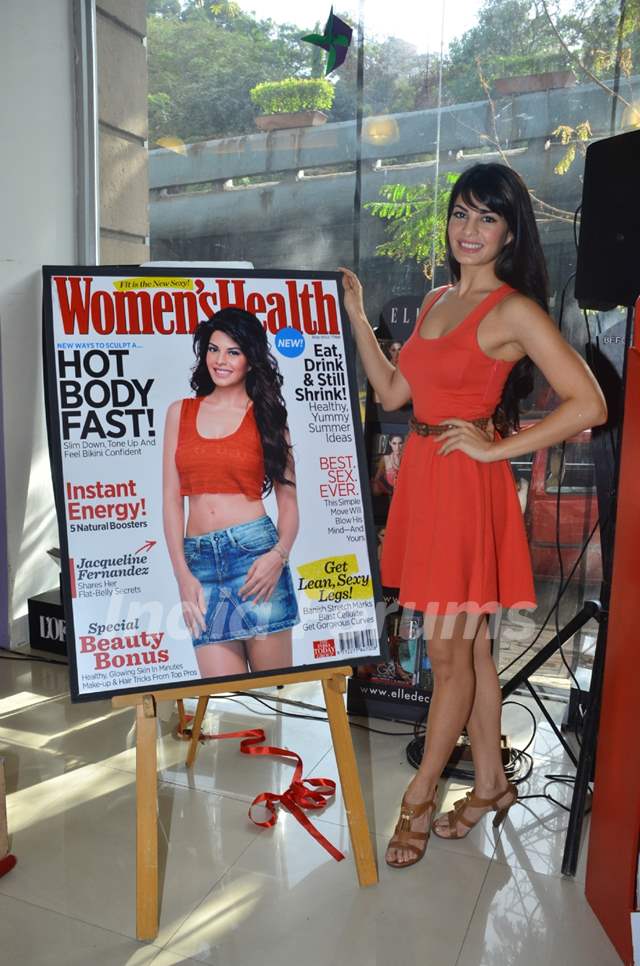 Jacqueline Fernandes at Women's Heath cover launch