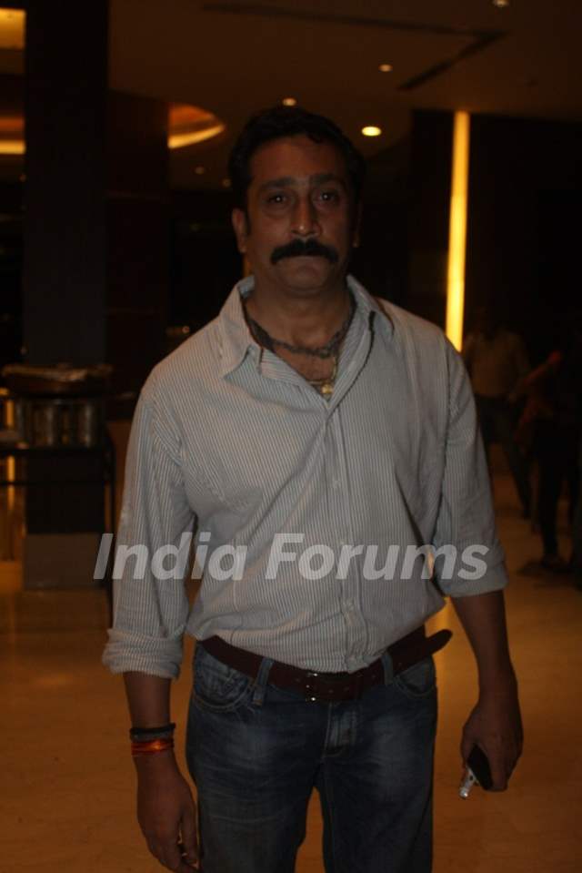 Mukesh Tiwari at Film Tukkaa Fitt first look launch at Hotel Novotel in Juhu, Mumbai