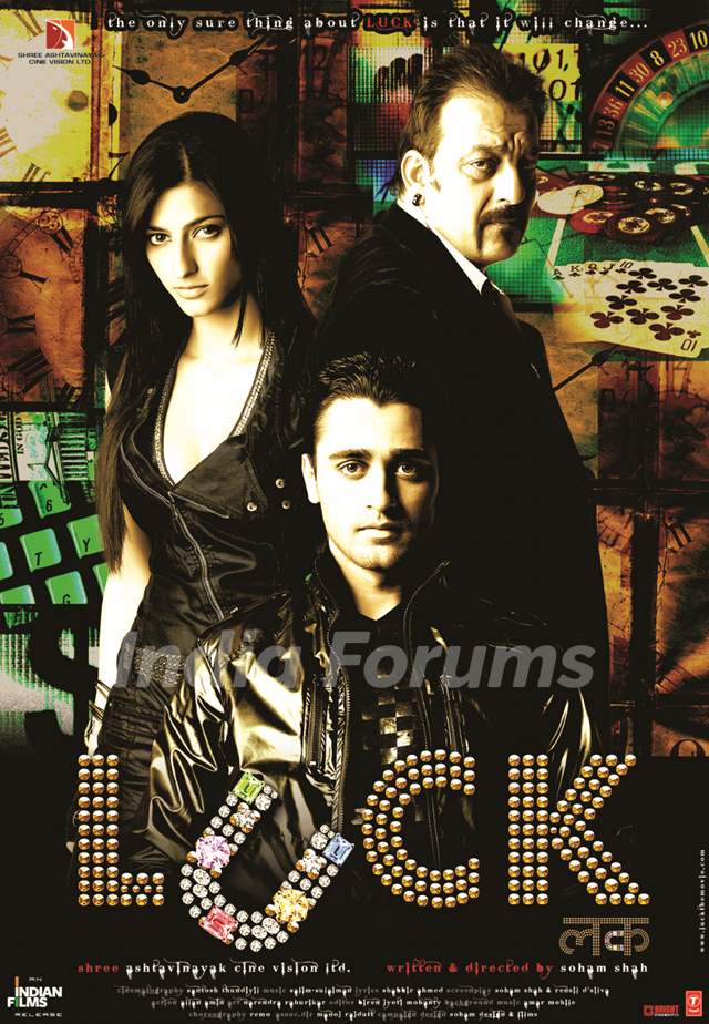 Poster of Luck movie introducing Shruti Hassan