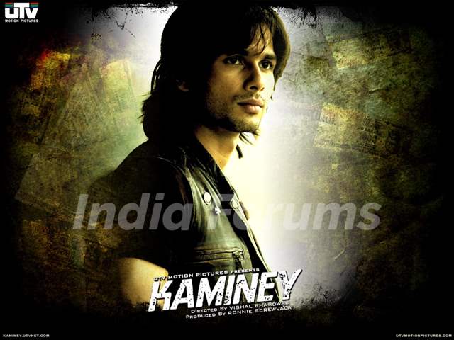 Shahid Kapoor in movie Kaminey