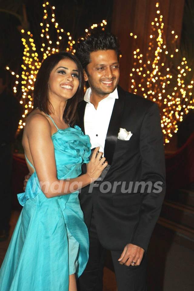 Genelia Dsouza With Husband Ritesh Deshmukh At Karan Johars 40th Birthday Party Media 9380