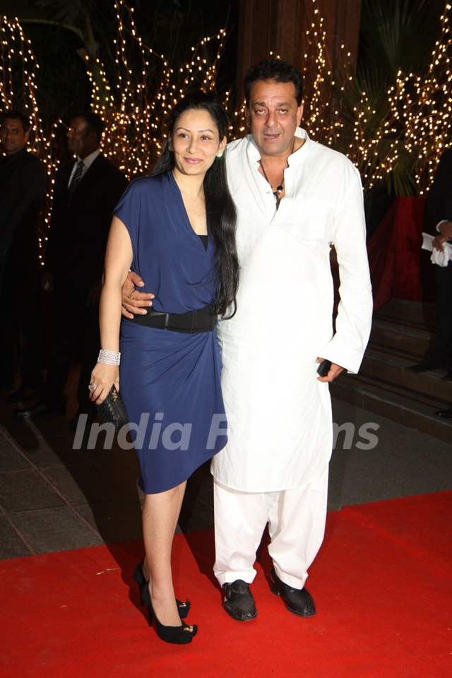 Sanjay Dutt with wife Manyata at Karan Johar's 40th Birthday Party