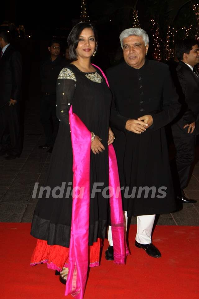 Javed Akhtar and Shabana Azmi at Karan Johar's 40th Birthday Party