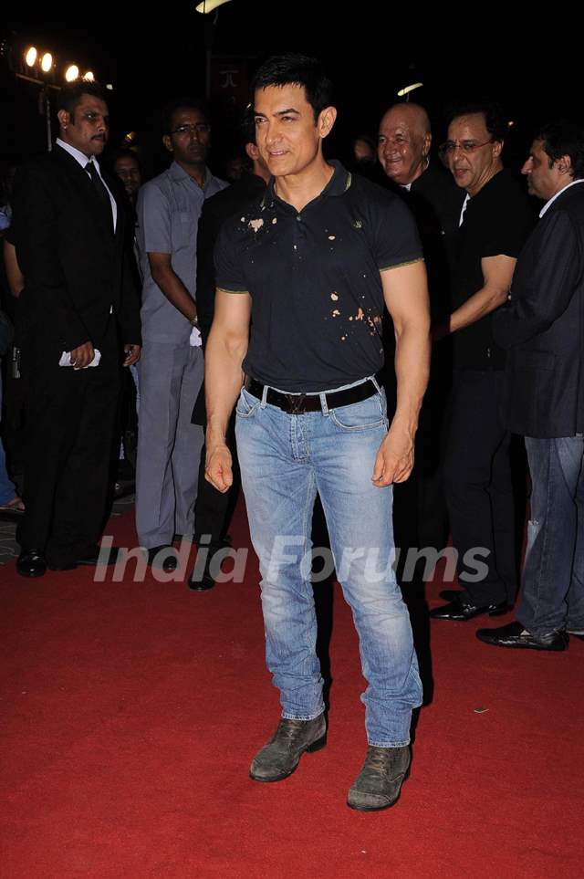 Aamir Khan at the premiere of film 'Ferrari Ki Sawaari'