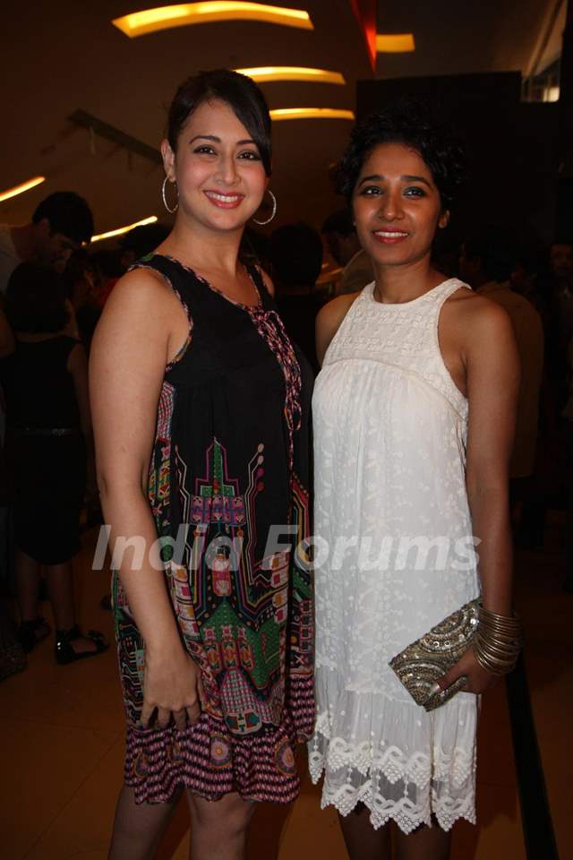 Preeti Jhangiani with Tanishtha Chatterjee at Film Jalpari Premier