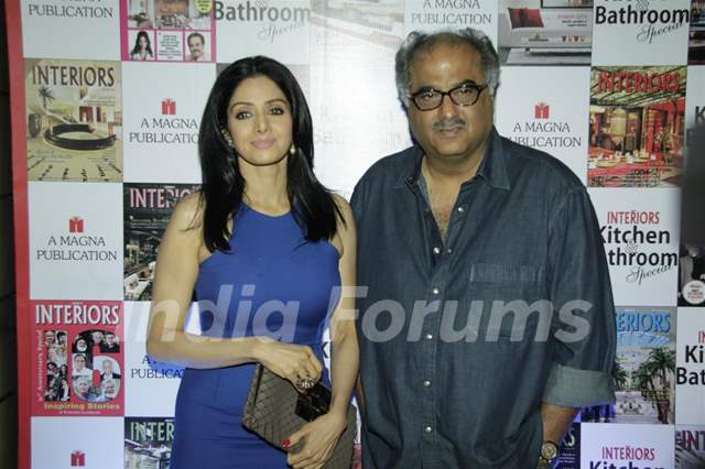 Boney Kapoor and Sridevi at Magan Publication Cover Magazine Unveil