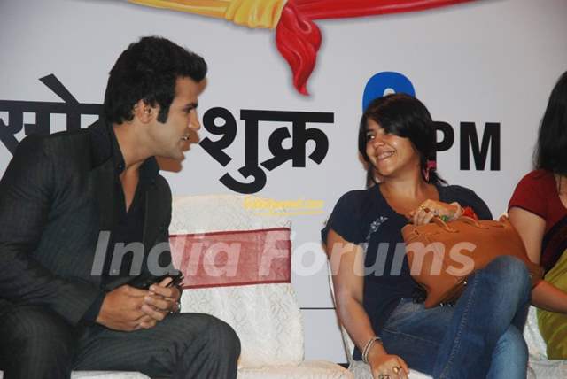 Rithvik Dhanjani with Ekta Kapoor