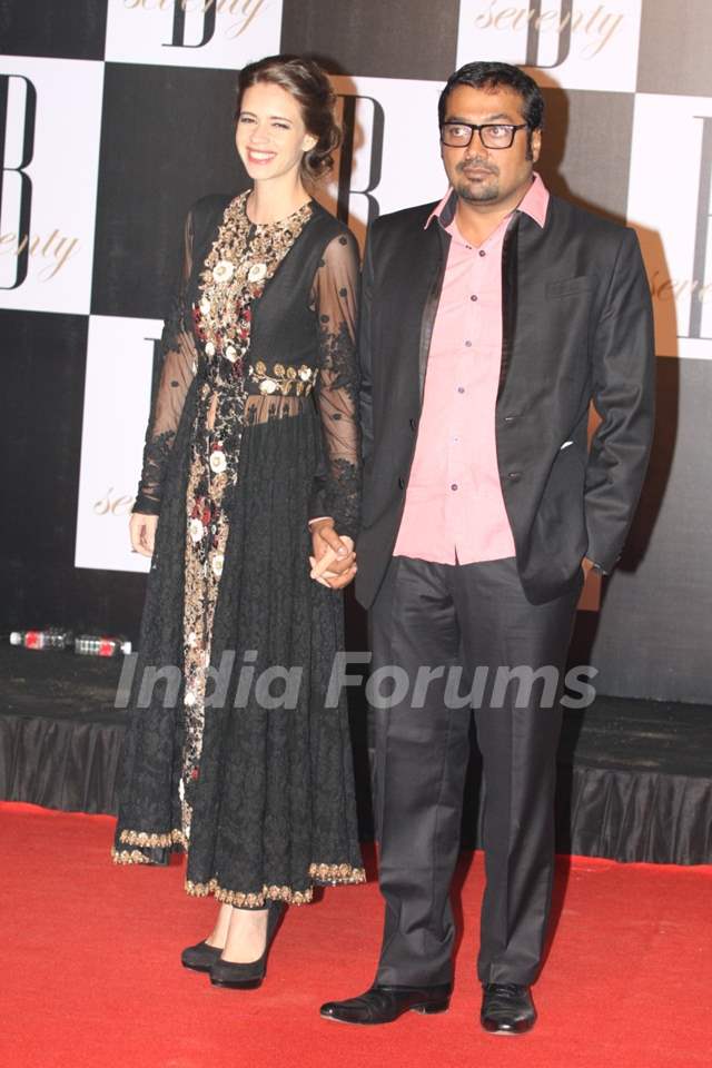 Kalki Koechlin with husband Anurag Kashyap at Amitabh Bachchan's 70th Birthday Party