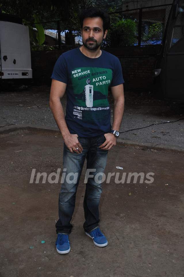 Emraan Hashmi at film RUSH press meet at Mehboob Studios in Bandra, Mumbai.