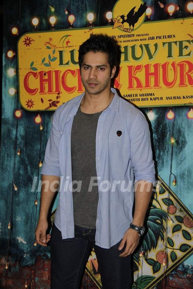 Varun Dhawan at Special Screening of Luv Shuv Tey Chicken Khurana