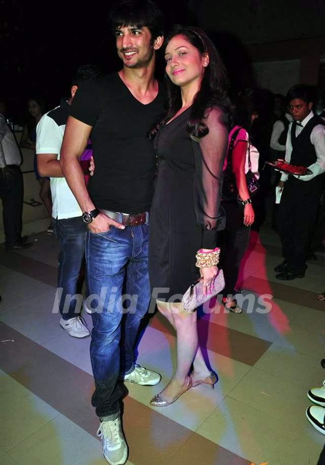 Sushant Singh Rajput, Ankita Lokhande at Gurmeet's Party