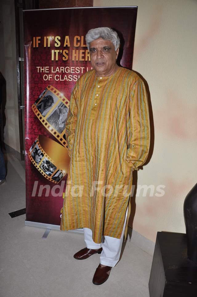 Lyricist Javed Akhtar at the launch of Classic Legends Season 2 by Zee Classic hindi movie channel in Mumbai.