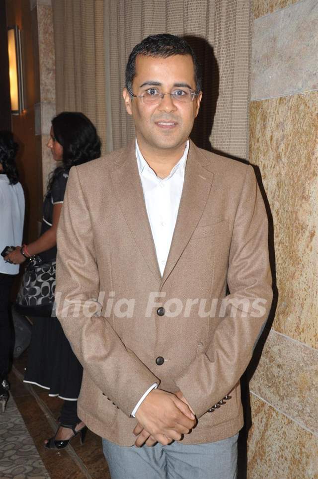 Chetan Bhagat at the World Compassion Day press conference