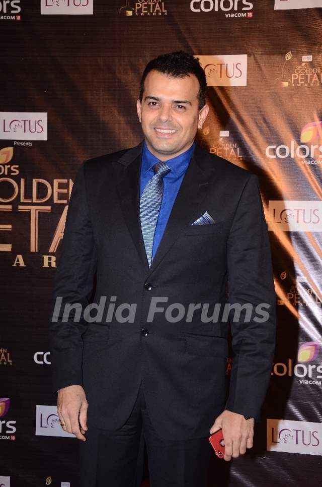 COLORS fiction head Prashant Bhatt at Colors Golden Petal Awards Red Carpet Moments