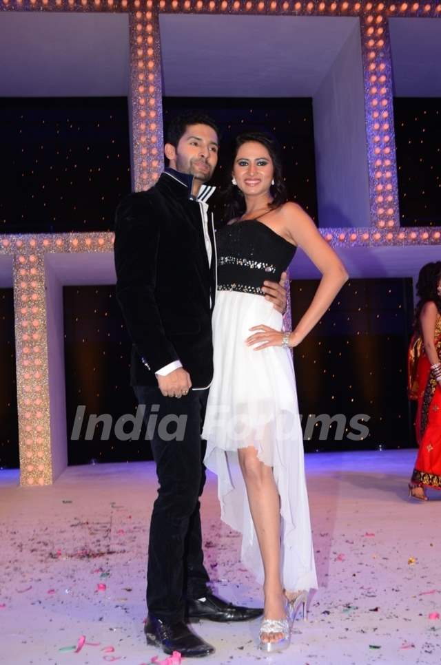 Ravi Dubey with Sargun Mehta at Nach Baliye 5