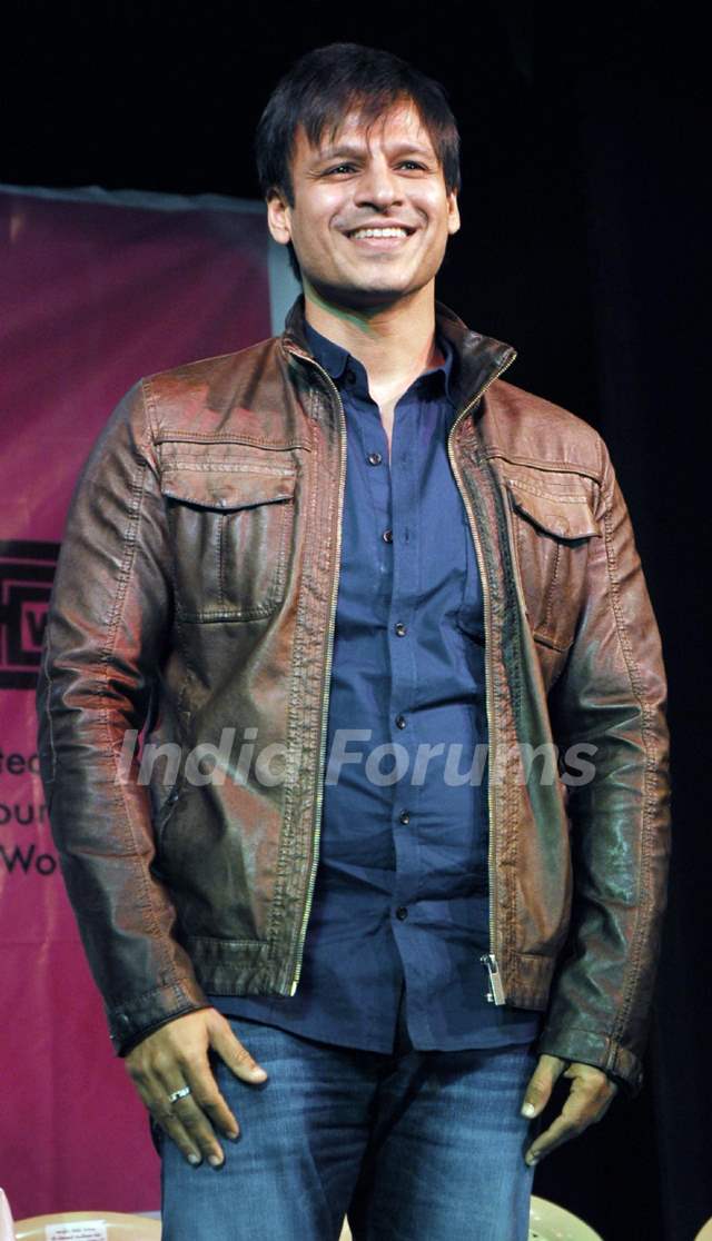 Bollywood actor Vivek Oberoi at the Miss Deaf India beauty pageant 2012 in Worli, Mumbai.