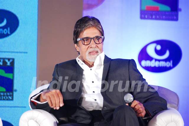 Amitabh Bachchan attended the press conference for announcement of the 'fiction show'