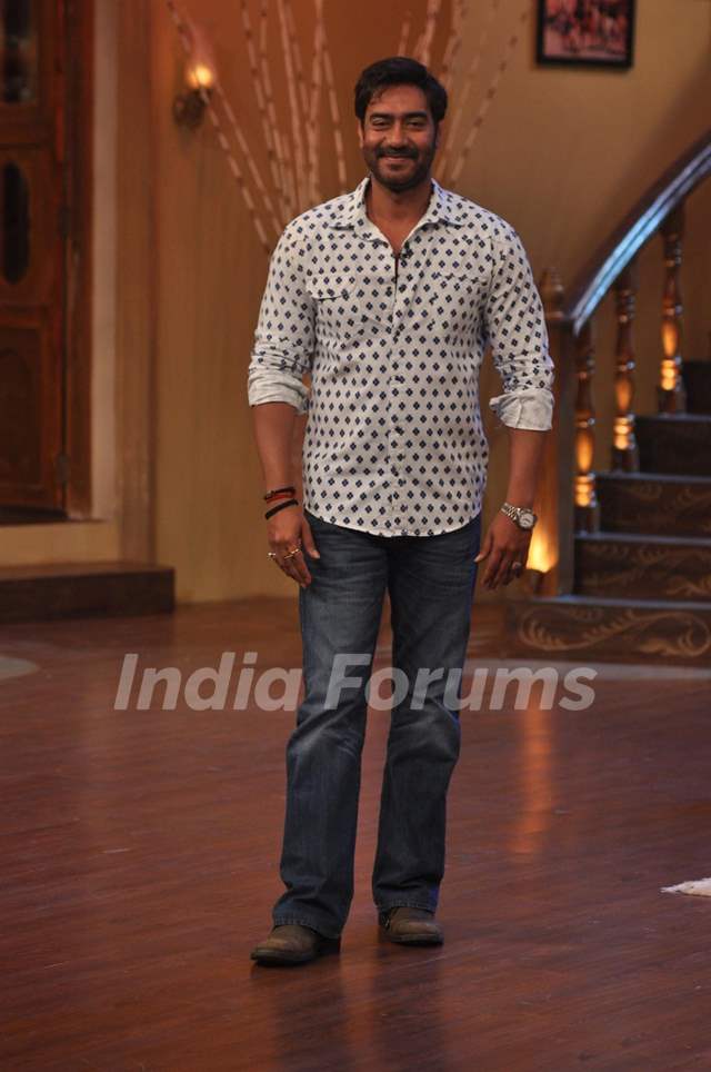 Ajay Devgn at Satyagraha's  Promotion on Comedy Nights with Kapil