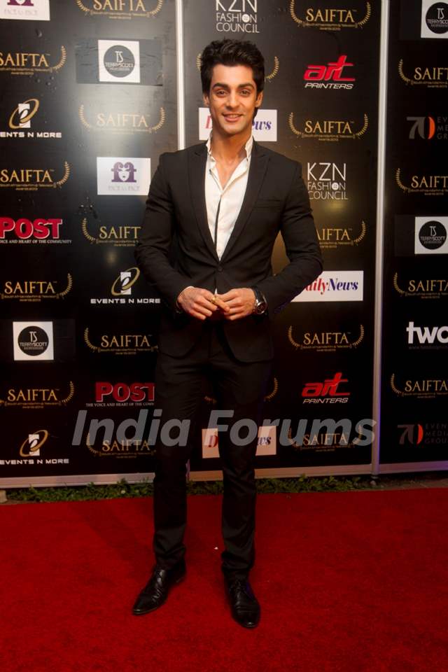 Karan Wahi at the red carpet of SAIFTA