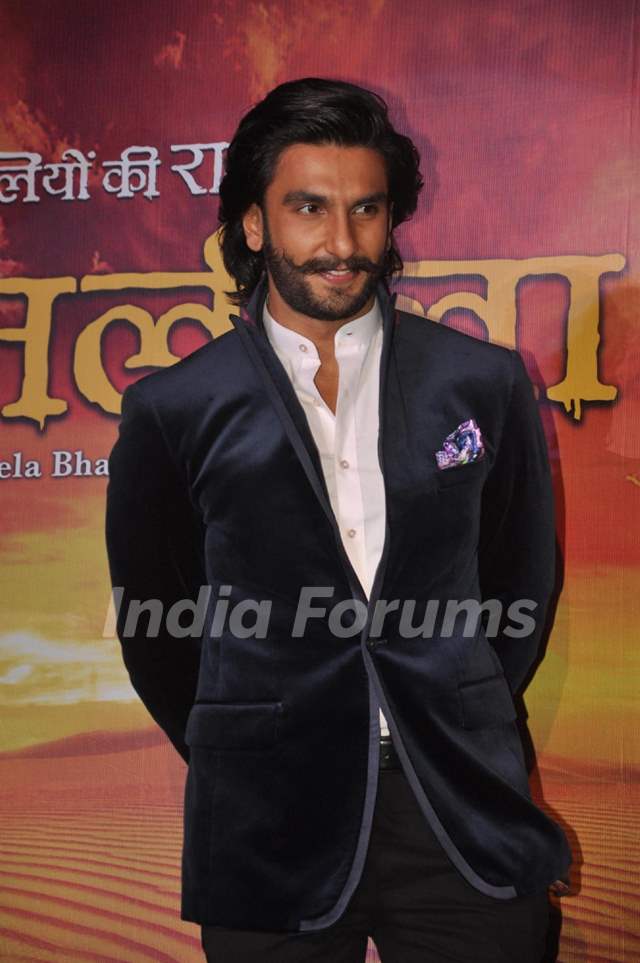 Ranveer Singh at the trailer Launch of Ram Leela