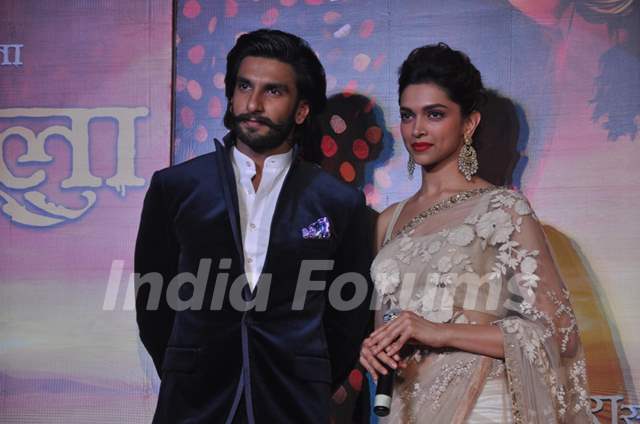 Ranveer Singh And Deepika Padukone Were At The Trailer Launch Of Ram Leela Media