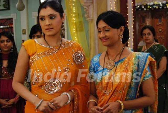 A still of Ambika and Avni