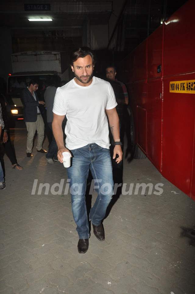 Saif Ali Khan during the promotion of upcoming film ‘Bullett Raja’