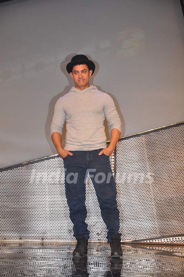 Aamir Khan at the Launch of DHOOM3 Official Merchandise