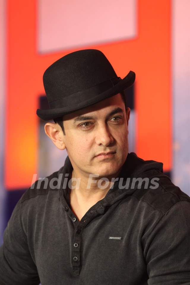 Aamir Khan at Dhoom 3 Press Conference