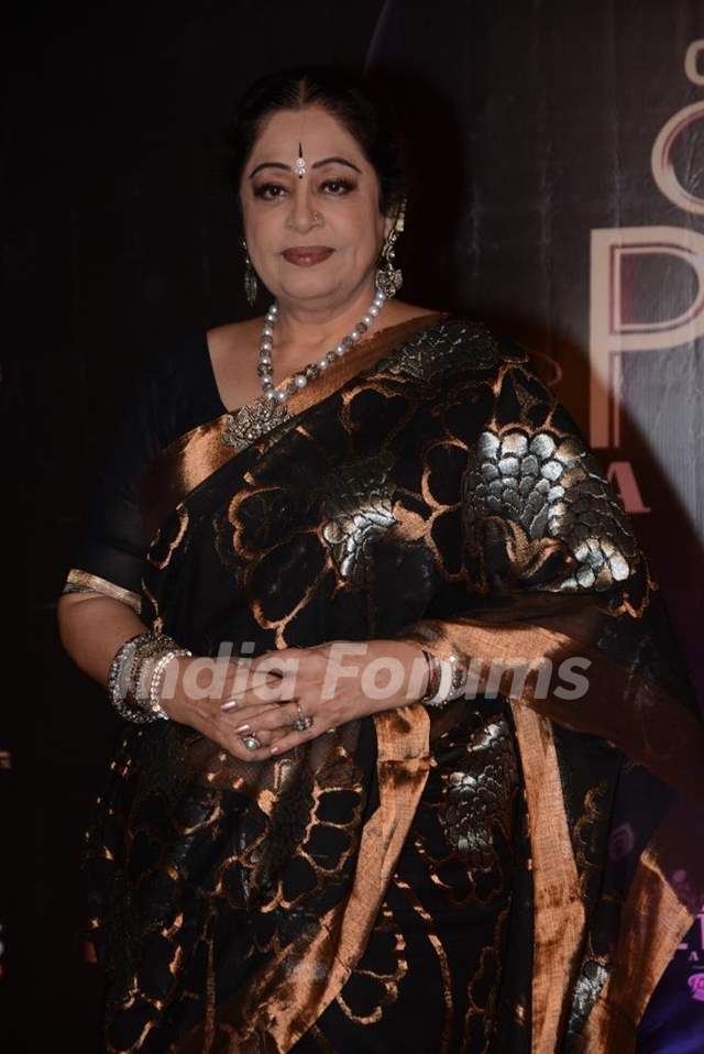 Kirron Kher was at the COLORS Golden Petal Awards 2013