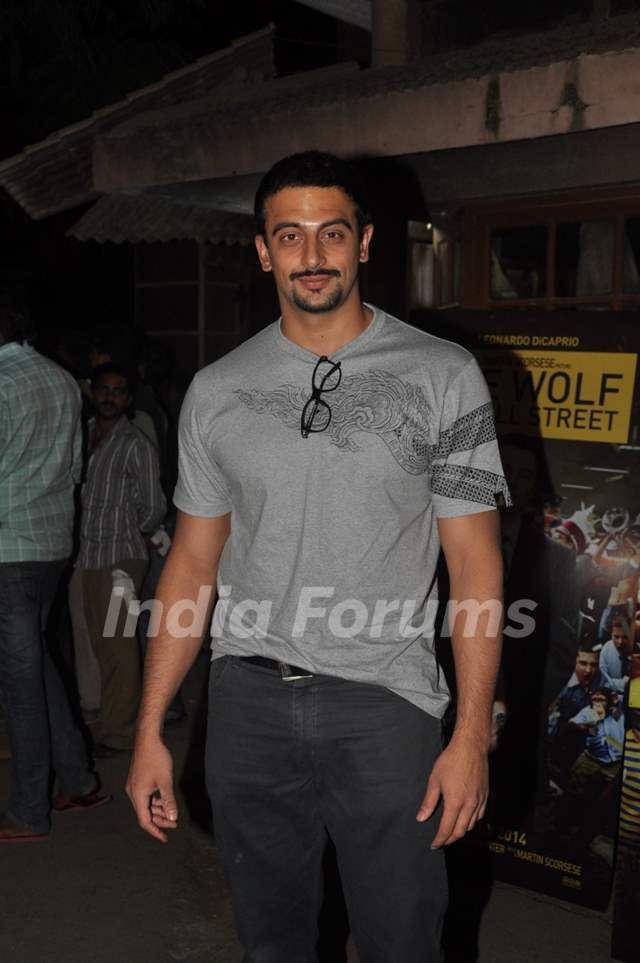 Arunoday Singh was seen at the Screening of The Wolf of Wall Street