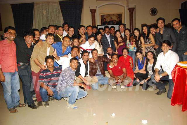 The cast and crew of Aur Pyar Ho Gaya at the party