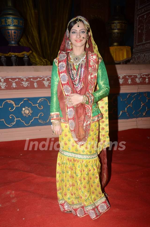 Lavina Tandon at the Launch of Jodha Akbar e-book and mobile game launch