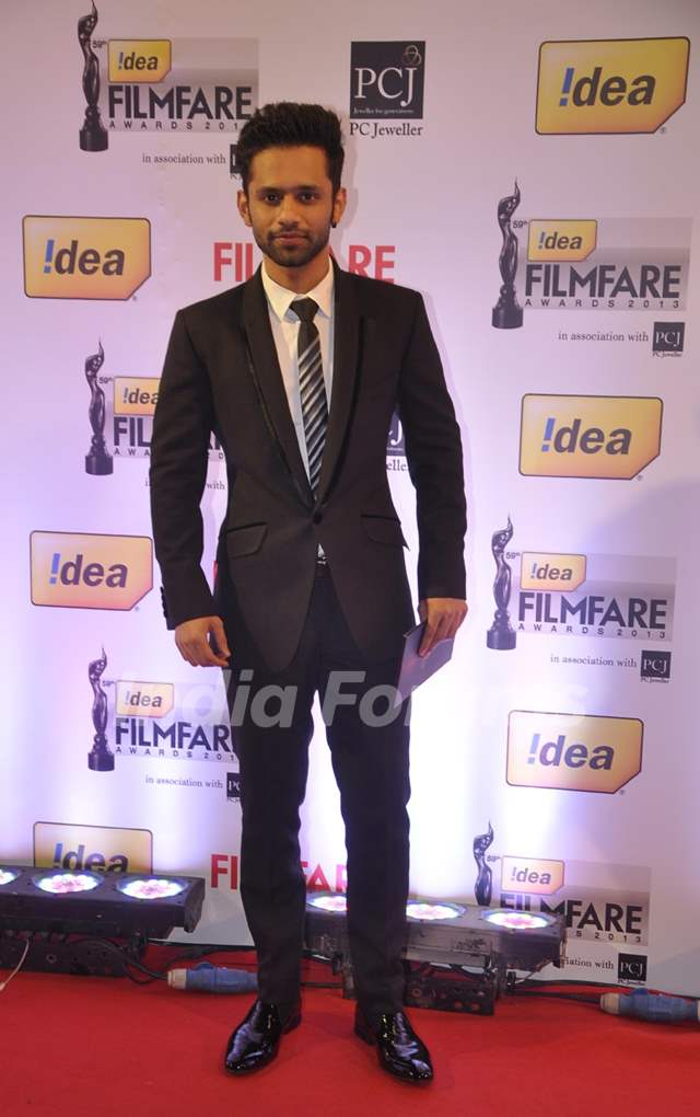 Rahul Vaidya at the 59th Idea Filmfare Awards 2013 Media