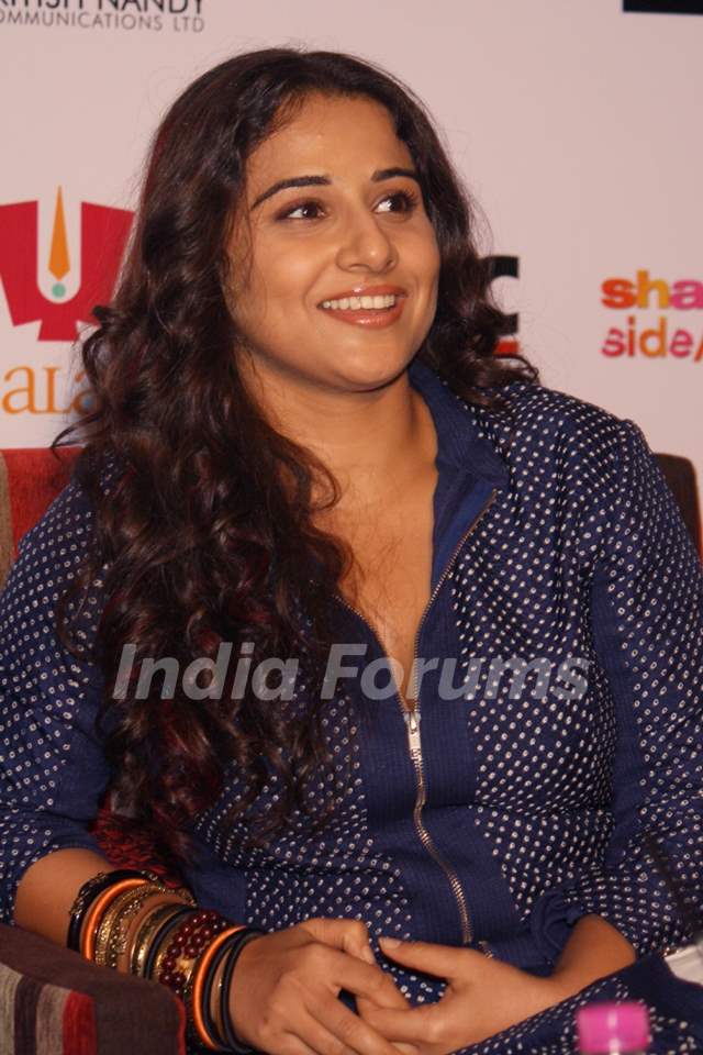 Vidya Balan was at the Press meet for their film Shaadi Ke Side Effects