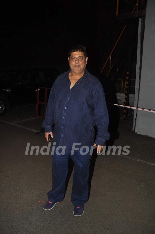 David Dhawan was seen at the Music Launch of Main Tera Hero