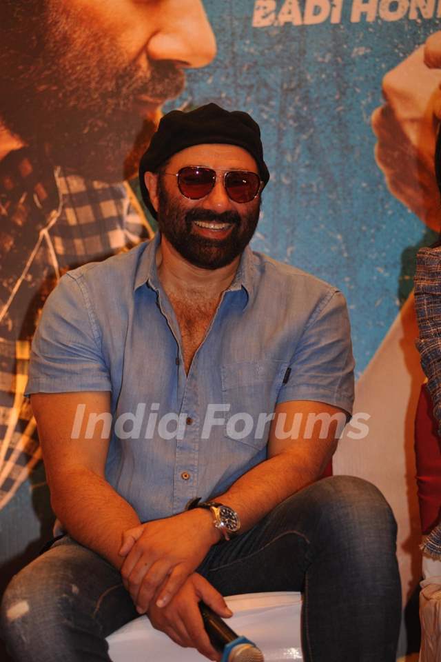 Sunny Deol at the Press Conference of 'Dishkiyaaoon'