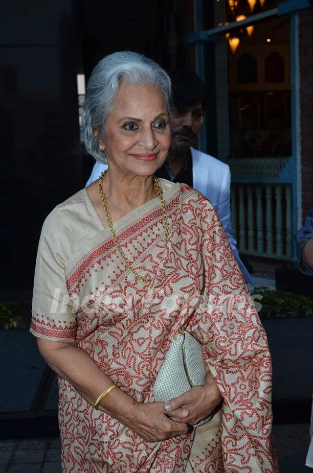 Waheeda Rehman at the Book Launch