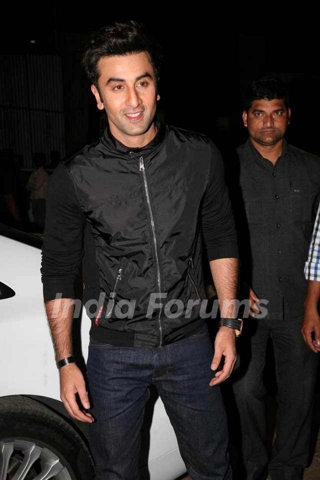 Ranbir Kapoor at the 'Bombay Velvet' wrap-up bash  Celebrity outfits, Ranbir  kapoor hairstyle, Bollywood fashion