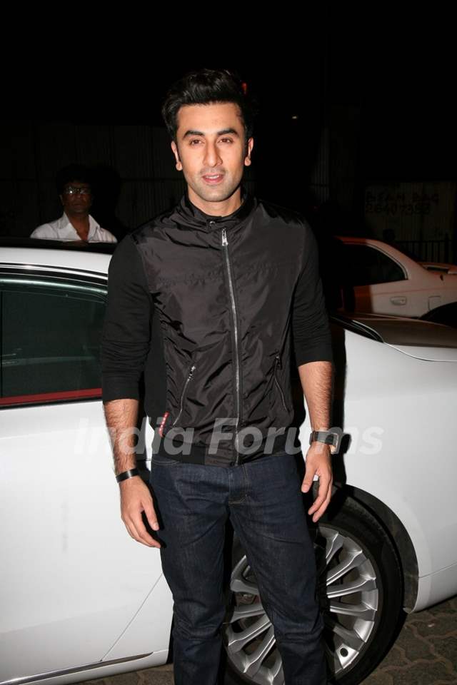 Ranbir Kapoor was at the Bombay Velvet wrap up party