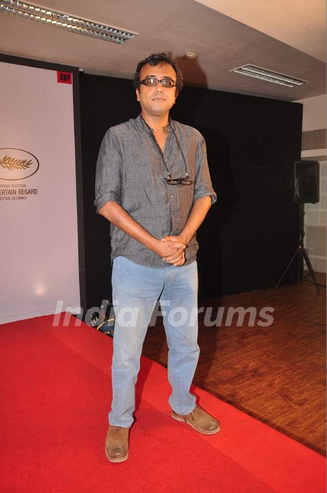 Dibakar Banerjee at the Press Conference for Titli heading for Cannes