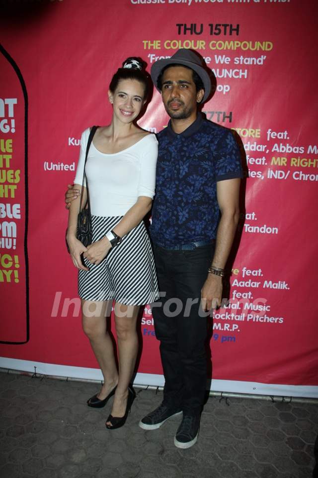 Kalki Koechlin and Gulshan Devaiah at the launch of Mickey McCleary's new album and music video