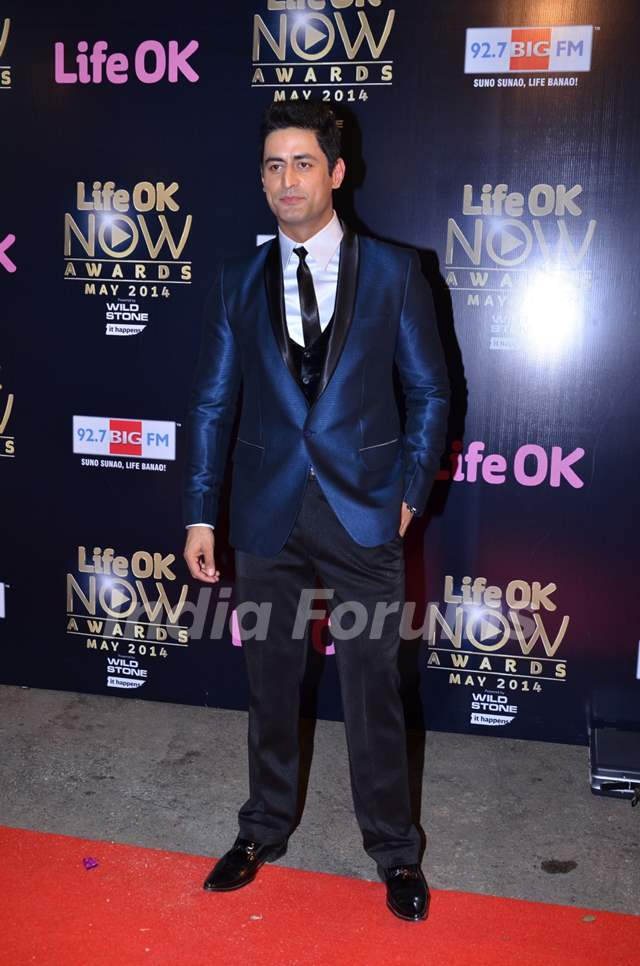 Mohit Raina at the Life OK Now Awards Media