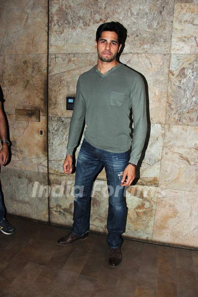 Sidharth Malhotra at the Trailer Launch of Ek Villain