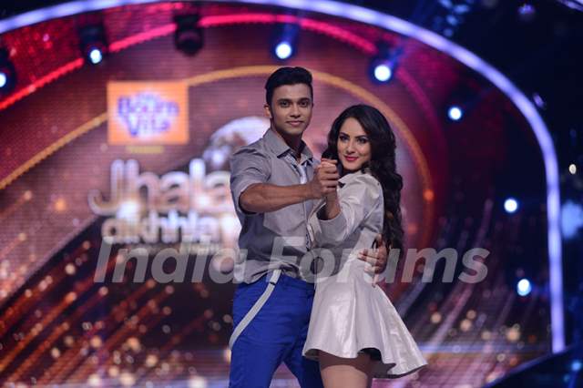 Pooja Bose with her choreographer Rajit at theLaunch of Jhalak Dikhhla ...