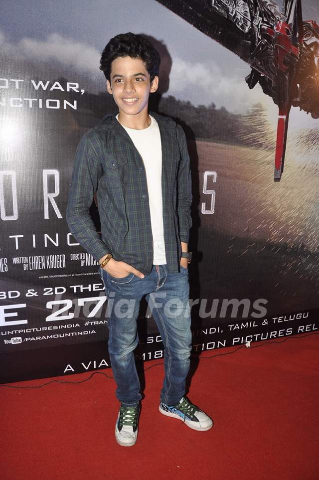 Darsheel Safary was at Transformers Age of Extinction Premiere